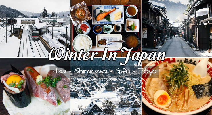 Winter in Gifu & Tokyo with Your Name Movie Real Life Locations