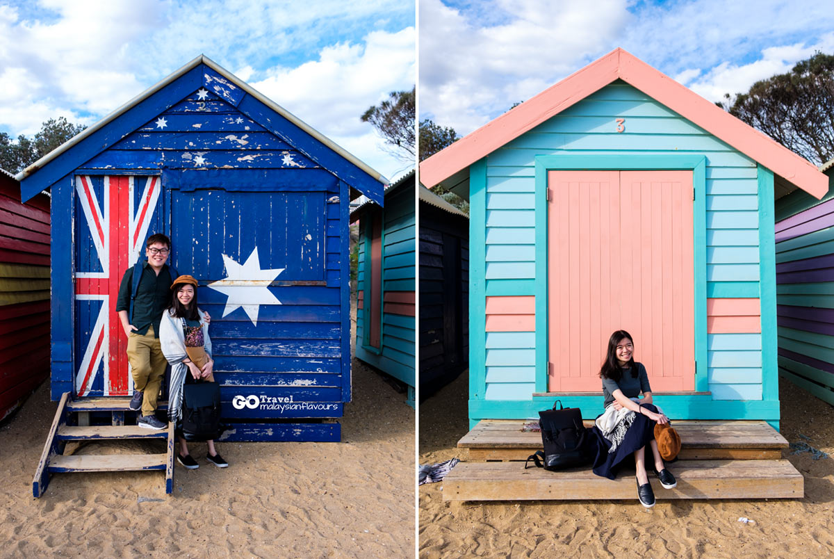 Melbourne 5D4N Brighton Beach Bathing Boxes, Australia Malaysian