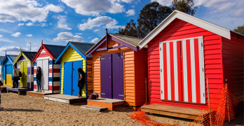 Brighton Beach Bathing Boxes australia